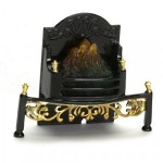 Large Dollhouse Fireplace Box