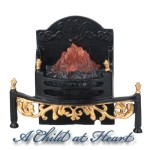 Large Dollhouse Fireplace Box