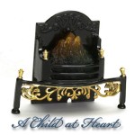Large Dollhouse Fireplace Box