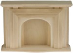 (*) Dollhouse Unfinished Jamestown Fireplace