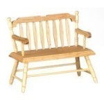 Dollhouse Deacon Bench