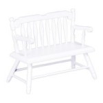Dollhouse Deacon Bench