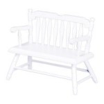 Dollhouse Deacon Bench