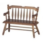 Dollhouse Deacon Bench