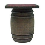 Dollhouse Checkerboard on Barrel