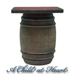 Dollhouse Checkerboard on Barrel
