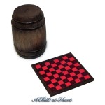 Dollhouse Checkerboard on Barrel