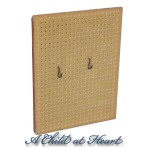 Dollhouse Pegboard with Hooks