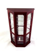 Dollhouse Mahogany Curio Cabinet