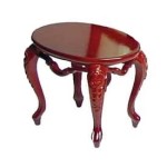 Fancy Victorian "Oval" End Table