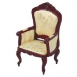 Discontinued Fancy Carved Victorian Armchair