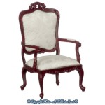 Dollhouse Carved Victorian Open Armchair