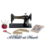 Dollhouse 5 pc Sewing Machine Set