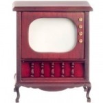 (&amp;sect;) Disc. $4 Off - Dollhouse Queen Anne Console Television
