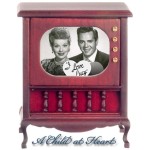 (&amp;sect;) Disc. $4 Off - Dollhouse Queen Anne Console Television