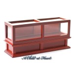 (*) Dollhouse Large Store Display Case- Choice of Finish -