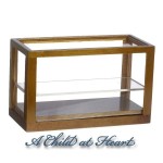 (*) Dollhouse Small Store Display Case- Choice of Finish -