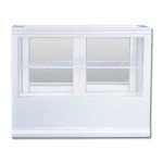 (*) Dollhouse Mirrored Rectangular Display Case- Choice of Finish -