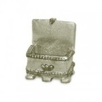 (*) Unfinished Metal Jewelry Box