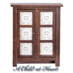 Dollhouse Tin Front Pie Safe- Choice of Finish -