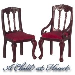 Disc $1.20 Off - Burgundy Dining Chair(s)
