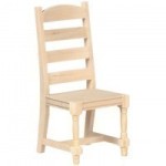 Unfinished Ladder Back Chair