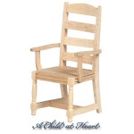 Unfinished Ladder Back Chair