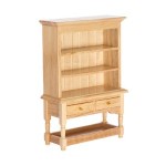 Dollhouse Kitchen Shelf Top Hutch- Choice of Finish -