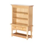 Dollhouse Kitchen Shelf Top Hutch- Choice of Finish -