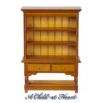 Dollhouse Kitchen Shelf Top Hutch- Choice of Finish -