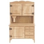 Dollhouse Flour Bin Hutch- Choice of Finish -