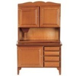 Dollhouse Flour Bin Hutch- Choice of Finish -