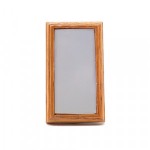 Dollhouse Modern Wood Ceiling Light with Removable Shade