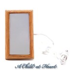 Dollhouse Modern Wood Ceiling Light with Removable Shade