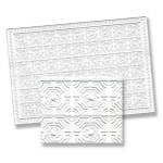 Dollhouse Faux Tin Ceiling Panel- Choice of Style -