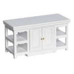 Dollhouse Center Island / Work Station - White