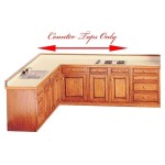 (*) Dollhouse L-Shape Counter Top