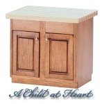 (*) Center Island with Butcher Block Top