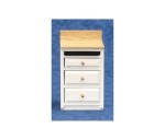 (*) 1 or 2 pc Lower Cabinet Set - White &amp; Oak