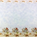 (&amp;sect;) Sale $3 Off - 3 Shts Noah's Ark Wallpaper