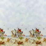 (&amp;sect;) Sale $3 Off - 3 Shts Noah's Ark Wallpaper