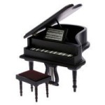 &amp;sect; Sale $6 Off - Black Baby Grand Piano
