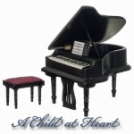 &amp;sect; Sale $6 Off - Black Baby Grand Piano