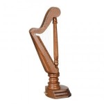 Walnut Dollhouse Harp