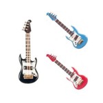 Dollhouse Electric Guitar with Case- Choice of Color -