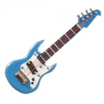 Dollhouse Electric Guitar with Case- Choice of Color -