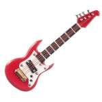 Dollhouse Electric Guitar with Case- Choice of Color -