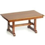 (&amp;sect;) Disc $3 off - Dollhouse Pecan Mission Style Table