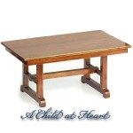 (&amp;sect;) Disc $3 off - Dollhouse Pecan Mission Style Table