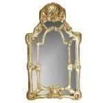 Dollhouse Victorian Shell Mirror